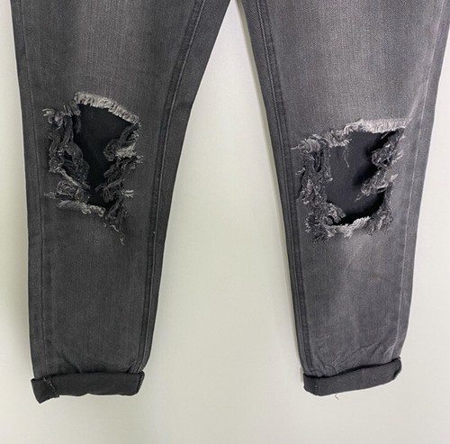NWT One Teaspoon Awesome Baggies Basalt Black Jean Size 26 - Picture 4 of 11