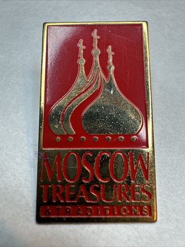 Smithsonian & USSR Ministry of Culture Moscow Treasures & Traditions Exhibit Pin
