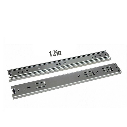 12-20inch 3 Folds Full Extension Slide Ball Bearing Drawer Runners 100 LBS Load - Picture 16 of 16