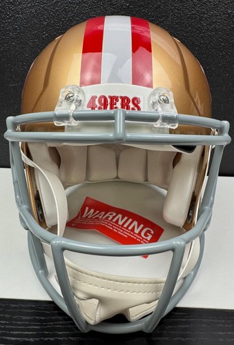DEION SANDERS FIRMADO AUTO TAMAÑO COMPLETO AUTÉNTICO SAN FRANCISCO 49ERS CASCO BAJO INGENIO - Imagen 5 de 12