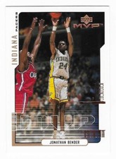 2000-01 Upper Deck MVP Jonathan Bender Indiana Pacers Basketball Card #70