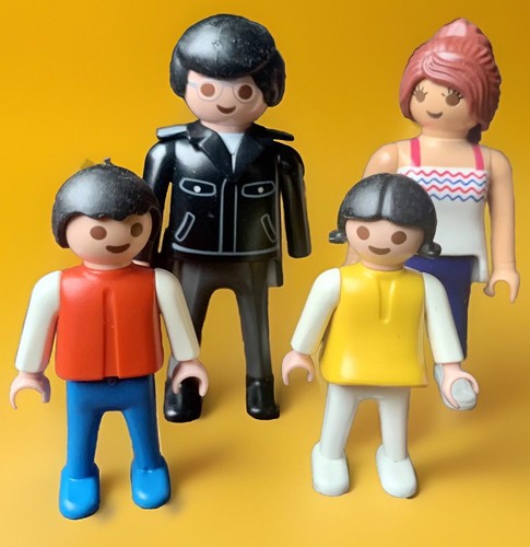 Playmobil City Dollhouse Family Mom Dad Child Boy Girl Kids Backpack Figure Lot