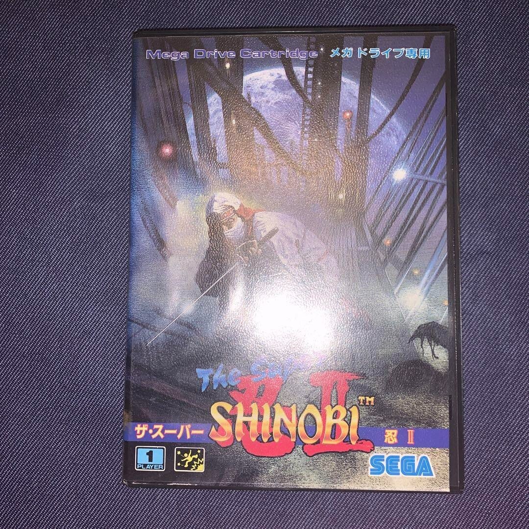 Super Shinobi 2 Mega Drive Vintage MD Video games collection Hobby
