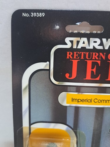 Star Wars Vintage Imperial Commander 77 Back 1983 Kenner Return of the Jedi Rotj - Picture 16 of 23