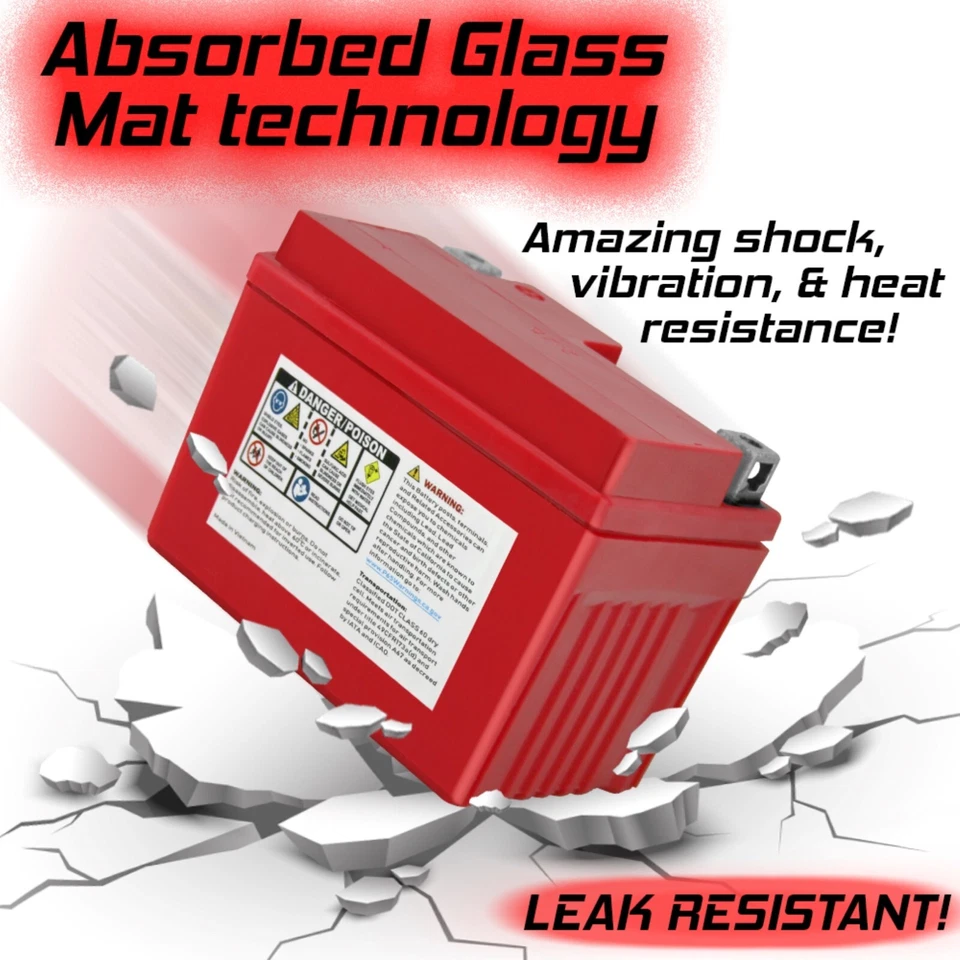 4L-BS Banshee Battery for Yamaha SH50 Razz 2001 - Maintenance-Free, 4-Year Warra - Image 2 of 4