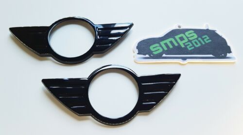 Mini F60 Countryman Gloss Black badge covers Front & Rear - Picture 2 of 3