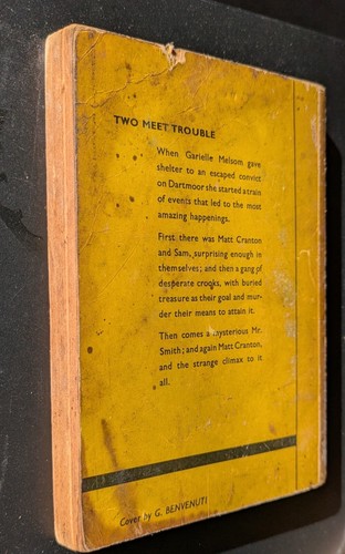 Michael Halliday (John Creasey) TWO MEET TROUBLE Jay Books 1959 #57 paperback - Picture 2 of 5