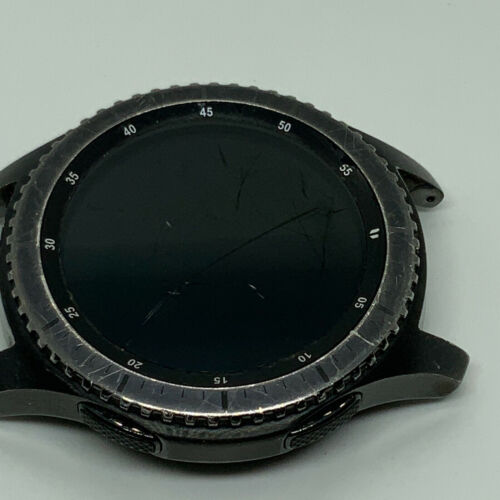 Samsung Gear S3 Frontier 46mm Stainless Steel Case Dark Gray WIFI ONLY