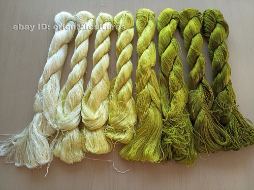8bundles 100%natural mulberry silk,hand-dyed suzhou embroidery silk floss/thread - Picture 3 of 12