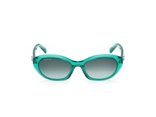 Swarovski SK 384 96P Green Oval Style Plastic Sunglasses Frame 53-18-140 Stones