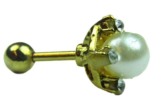 Girls Pearl Earrings, Ear Studs, Fine Earrings, Pair in Multiple Colours - Picture 7 of 11