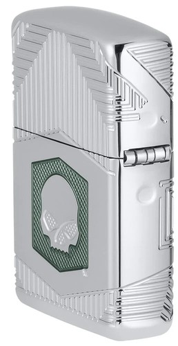 GENUINE Zippo ARMOR Lighter HARLEY DAVIDSON 2022 COTY HP Chrome MultiCut NEW - Picture 6 of 12