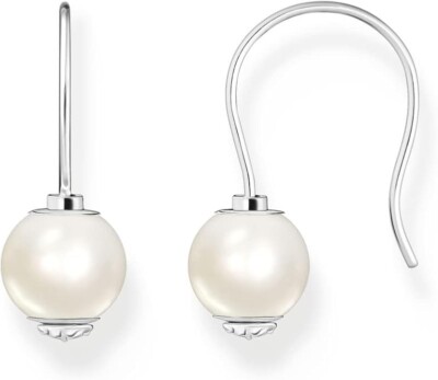 Thomas Sabo Freshwater Pearl Earrings Drop Silver KT0033-082