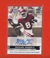 2022 Pro Set Michael Woods II RC Auto Cleveland Browns #PSA-MW2