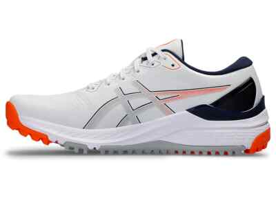 ASICS ゴルフシューズ ホワイト/オレンジ　26cm 先行予約】アシックス ゴルフシューズ ゲル カヤノ エース GEL