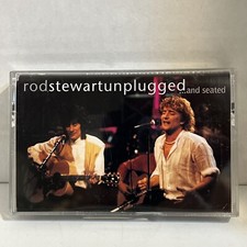Rod Stewart Unplugged And Seated Cassette Tape 1993 w/ Special Guest Ronnie Wood