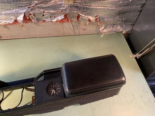 82-92 OEM Chevy Camaro Center Console Shifter Bezel with RARE clock option BLACK - Picture 5 of 10