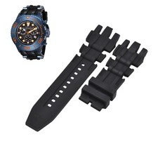 Subaqua 27658 26mm Black Rubber Watch Strap For Invicta