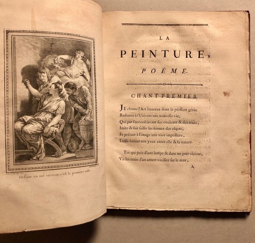 A.M. Le Mierre — La Peinture — é.o. — 3 pl. h. t. d'après Cochin — Le Jay — 1769 - Picture 7 of 13
