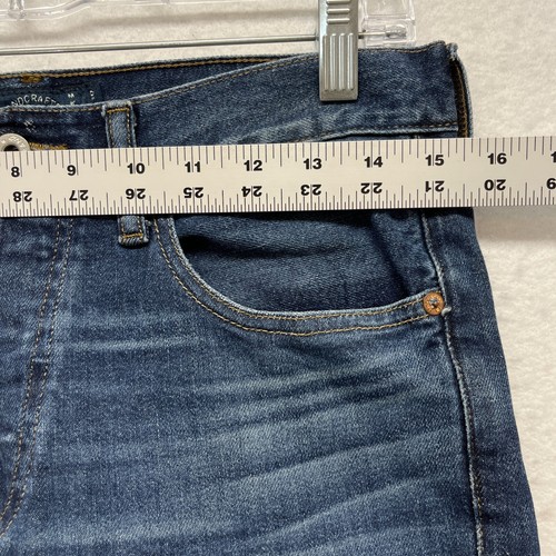 Lucky Brand Authentic Skinny Jeans Mens 30 x 30 - Button Fly Medium Wash Stretch - Picture 5 of 12