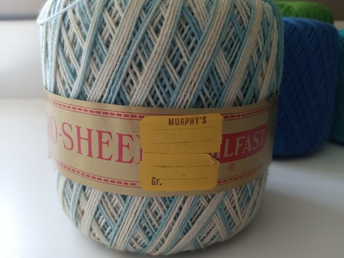 J &P COATS COTTON THREAD BLUES AND GREENS LOT/6 New and Partial Open Mix - Picture 7 of 8