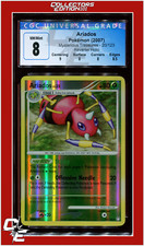 Mysterious Treasures 20 Ariados Reverse Holo CGC 8 - Subgrades