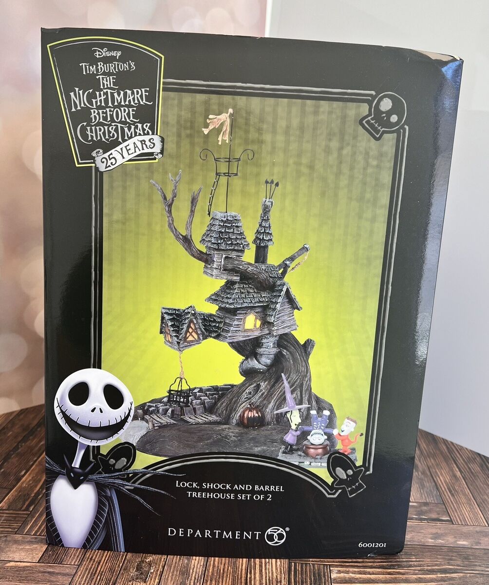 NEW Dept. 56 Nightmare Before Christmas Lock Shock Barrel NEW Dept. 56 Nightmare Before Christmas Lock Shock Barrel