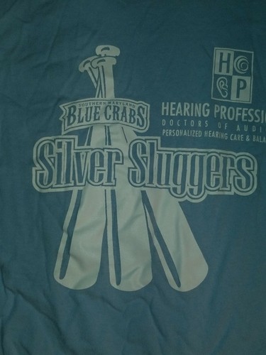T-SHIRT;XL;LOGO;"HP Southern Maryland BLUE CRABS SILVER SLUGGERS, pretty blue - 第 4/8 張圖片