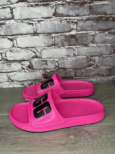 UGG WILCOX SLIDE Pink Rubber Light Waterproof Sport Sandals Men’s Sz 10M US/43EU - Picture 18 of 20