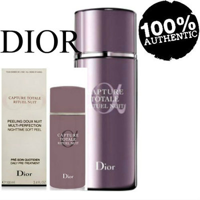 100 % AUTHENTISCH DIOR CAPTURE TOTALE Perfektion RITUEL NUIT NACHTZLICHES GESICHTSPEELING 179 £