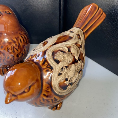 Vintage Natural Inspirations Birds  Brown Ceramic - Picture 11 of 24