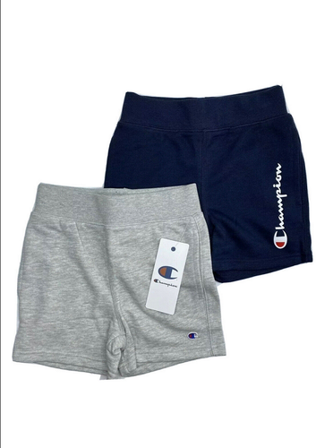 Champion Boys'  French Terry Shorts (NAVY/HEATHER GRAY M 10/12 )NWT - Picture 2 of 4