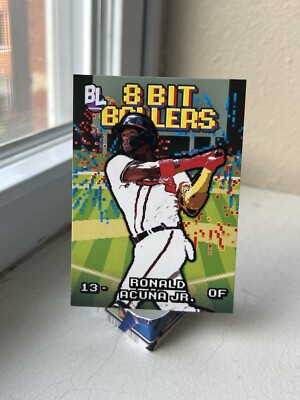 Ronald Acuna Jr 2023 Topps Big League 8 Bit Ballers #8B-7
