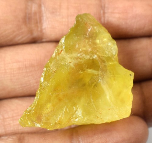 Natürlicher Zitronentopas 69,25 ct Edelstein Mineral Probe grob zertifiziert E12409 - Bild 4 von 7