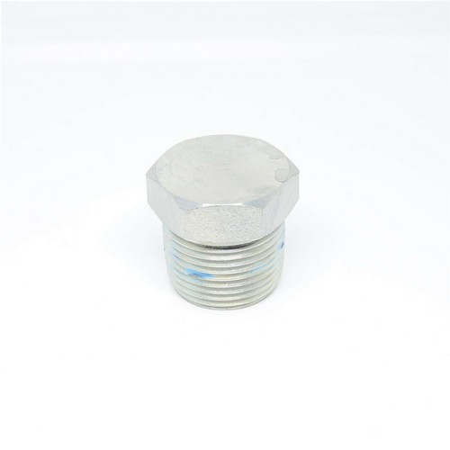 Steel 3/4" Male Npt Hex Head Pipe Plug Fitting Mpt Mip Water Air Oil Gas Liquid - Picture 3 of 5