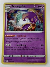Pokemon Card Polteageist SWSH081 Holo Promo Shining Fates Near Mint