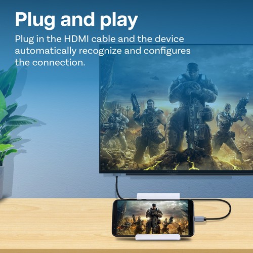 MMOBIEL Cavo da USB-C a HDMI 2 m - 4K@30Hz Cavo Intrecciato - Thunderbolt 3 HDMI - Foto 6 di 6