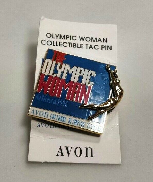 AVON THE OLYMPIC WOMAN 1996 ATLANTA OLYMPICS Vintage Pin