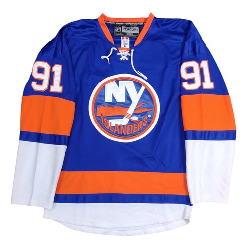 Maglia Reebok New York Islanders #91 John Tavares autentica cucita NHL taglia 48 - Foto 1 di 12