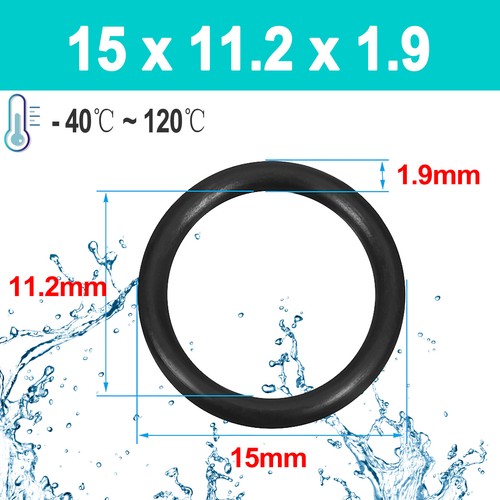 Metric O Ring Nitrile Rubber Sizes 1.9mm NBR ORing sealing seals oil orings - Picture 43 of 131