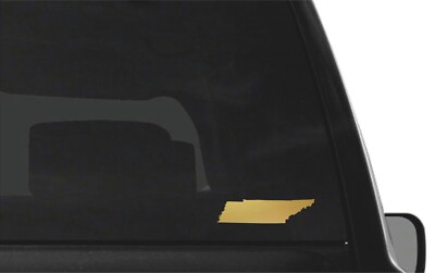 Tennessee State Nashville Sticker Decal Set - 3 Pack Black Vinyl For Car, Laptop, Window