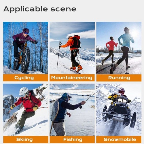 Winter Sturmhaube für Herren Damen - Skimaske warm Strick Full Face Cover für Outdoor - Bild 8 von 16