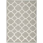 Safavieh Grey/Ivory Flat weave Wool Area Rug 3' x 5'