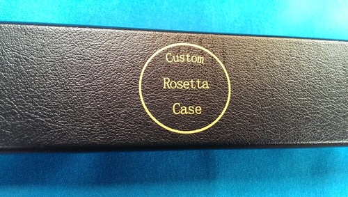 ROSETTA PADDED BLACK SNOOKER POOL CUE CASE for 1 Piece cue(s) LEATHER LOOK 60" - Picture 3 of 3