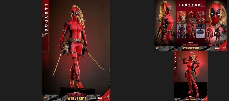 Hot Toys Movie Masterpiece LadyPool. MMS747 New Rare Japan Hot Toys Movie Masterpiece LadyPool. MMS747 New Rare Japan