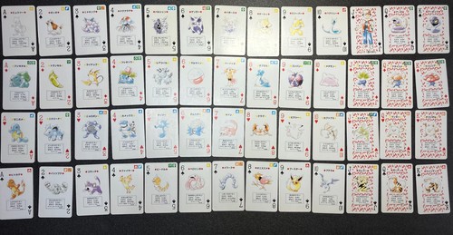 Pokemon Japanese Poker Playing Cards Charizard Venusaur Deck Red Green 108 Cards - Picture 13 of 23