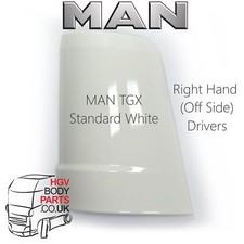 MAN TGS Cab Corner Panel, Wind deflector Cover Painted RH