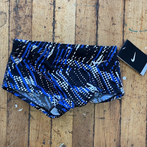 NIKE Shark Mod Game Royal Swimsuit Brief - Size 26 - Color 494 - NEW IN BOX - Picture 6 of 9