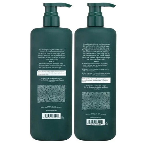 Kristin Ess Micellar Shampoo & Scalp Smoothing Conditioner 28 Fl oz (Pack of 2) - Picture 2 of 2