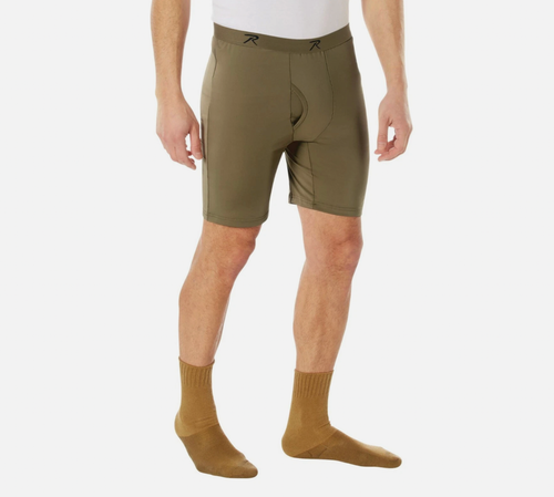 Calzoncillos boxer Rothco de rendimiento ligeros de largo que absorben la humedad para hombre - Imagen 1 de 9